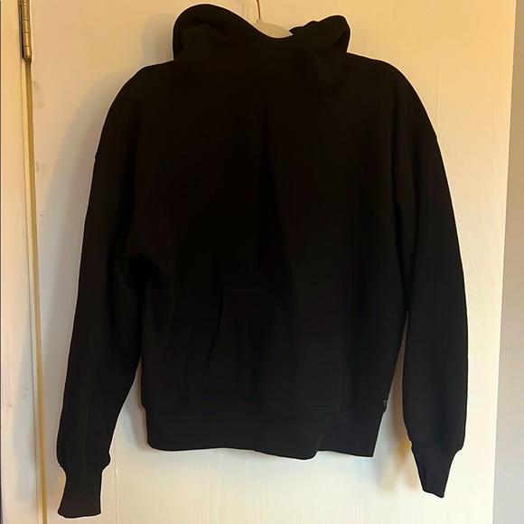 TNA Tops - Aritzia TNA Cozy Fleece Mega Snorkel Hoodie in Black, Size 1 (Small)
